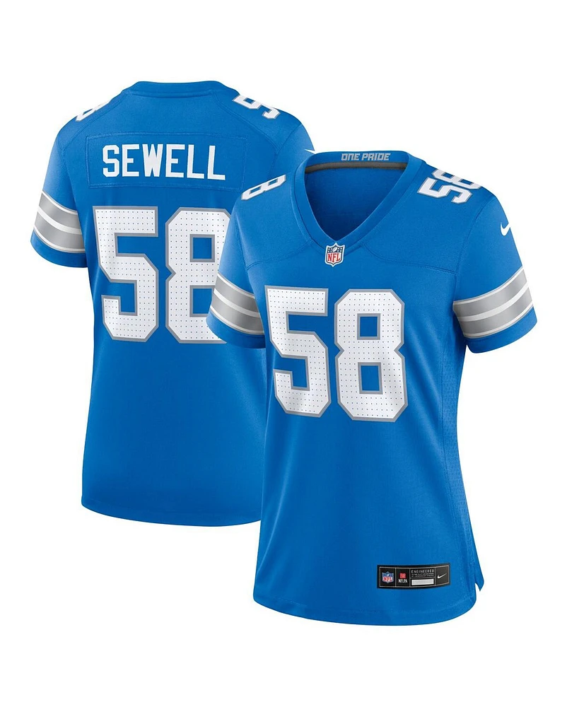 Nike Women's Penei Sewell Detroit Lions 2nd Alternate Game Jersey