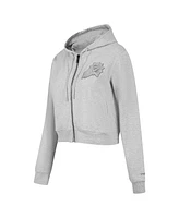 Pro Standard Women's Heather Gray Phoenix Suns Triple Tonal Full-Zip Hoodie