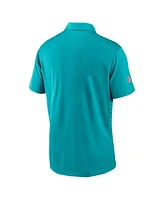 Nike Men's Aqua Miami Dolphins 2024 Sideline Victory Performance Polo