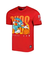 Freeze Max Men's and Women's Red Space Jam: A New Legacy Bugs Bunny Basketball T-Shirt