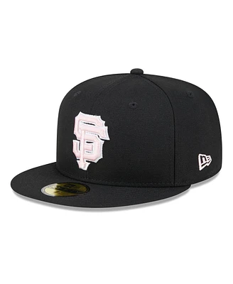 New Era Men's Black San Francisco Giants 2024 Mother's Day On-Field 59FIFTY Fitted Hat