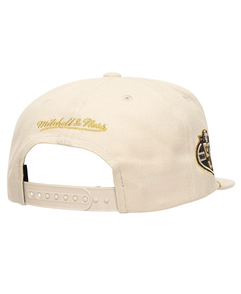 Mitchell & Ness Men's Cream San Diego Padres Golden Ivory Snapback Hat