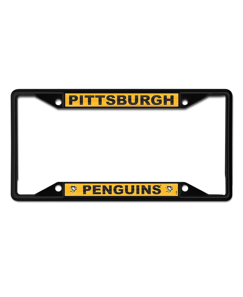 Wincraft Pittsburgh Penguins Chrome Colored License Plate Frame