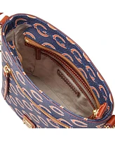 Dooney Bourke Chicago Bears Signature Small Zip Crossbody Purse