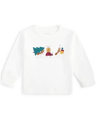 First Impressions Baby Boys Present Parade Printed Long-Sleeve T-Shirt, Created for Macy's