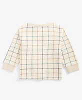 First Impressions Baby Boys Plaid Long-Sleeve T-Shirt, Created for Macy's