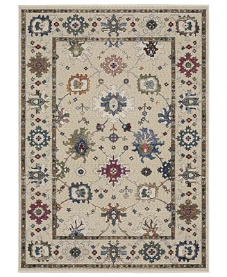 Oriental Weavers Hastings HA01W 5'3x7'6 Area Rug