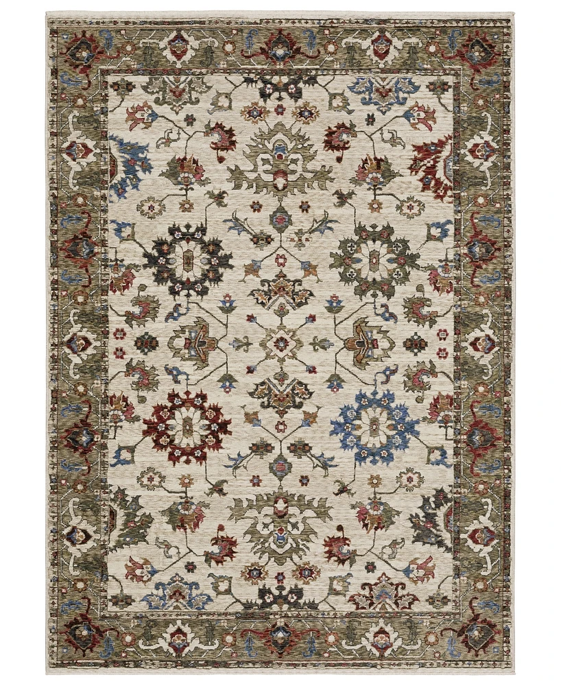 Oriental Weavers Hastings HA03W 2'3x7'6 Runner Area Rug