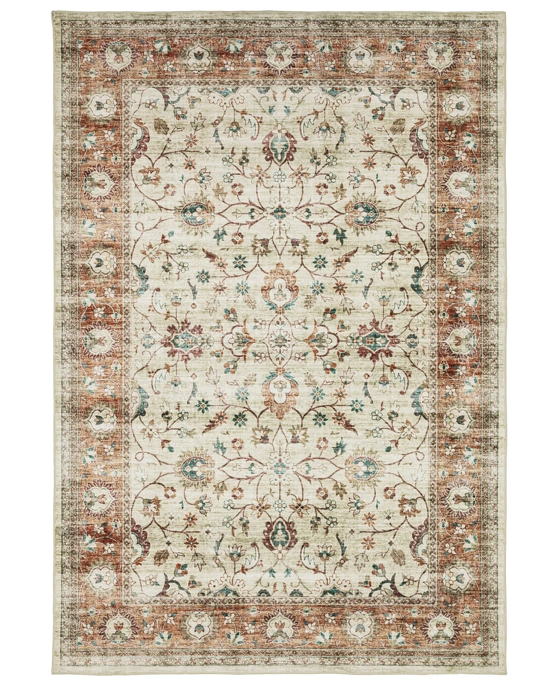 Oriental Weavers Sumter Washable SUM03 2'x8' Runner Area Rug