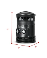 Black & Decker Black and Decker Electric Heater, 360° Surround Portable Heater， Space Heater with 3 Settings and Manual Controls