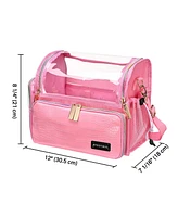 Byootique Makeup Brush Holder Case Stand-up Cosmetic Organizer Artist Travel Bag