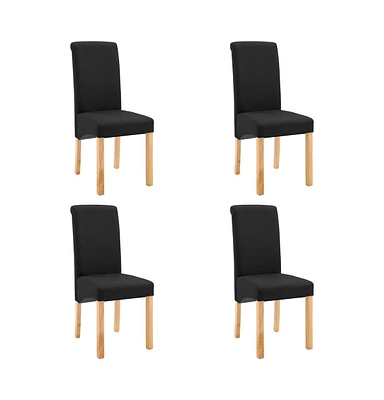 vidaXL Dining Chairs pcs Fabric