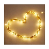 Yescom 2 Packs 66Ft Led Warm White Starry Fair String Lights 8 Modes Remote Christmas for Party Wedding Bedroom