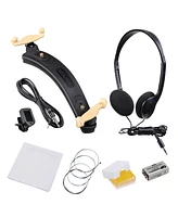 Yescom 4/4 Full Size Electric Violin Wood Silent Fiddle Fittings Headphone