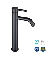 Yescom 12" Modern Bathroom Lavatory Vessel Sink Faucet Single Handle Oil Rubbed Bronze