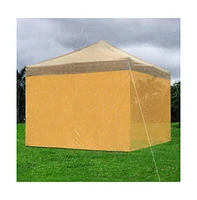 InstaHibit 1080D 120g Privacy Sidewall UV30+ Fits 10x10ft Canopy Gazebo 2 Pieces