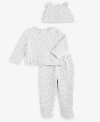 First Impressions Baby Unisex Hat, Cardigan & Pants Set, Created for Macy's