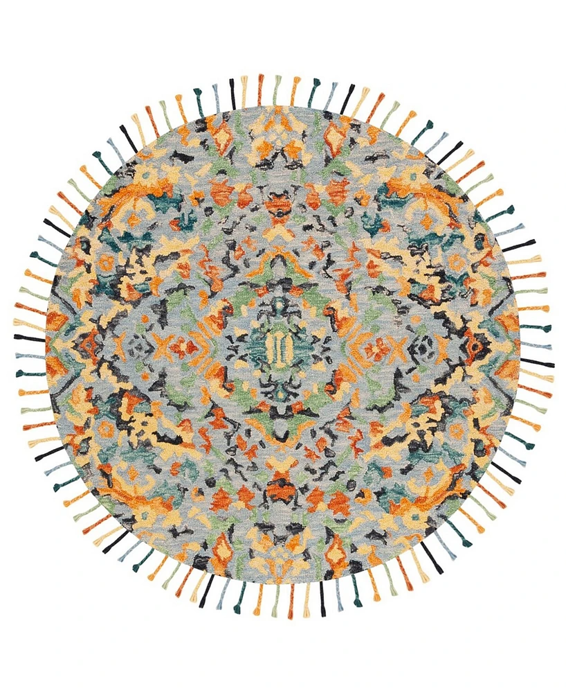 Safavieh Blossom I BLM452 6'x6' Round Area Rug