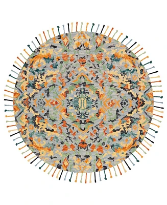 Safavieh Blossom I BLM452 6'x6' Round Area Rug