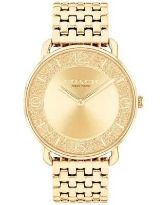 Coach Women's Gold Elliot Stainless Steel Watch 36mm