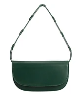 Melie Bianco Women's Inez Magnetic Snap Shoulder Handbag
