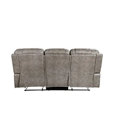 Homelegance White Label Gabi 87" Double Reclining Sofa