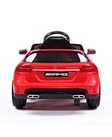 Streamdale Furniture Mercedes-Benz Licensed Red Electric Ride-On Car with Remote Control