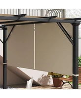 Uv-Blocking Splashproof Pergola Canopy for 10'x11.8' Shelters