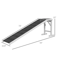 Streamdale Furniture Comfortable and Safe Pet Ramp with Anti-Slip Surface and Sturdy Design