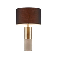 Home Outfitters White/Gold Table Lamp