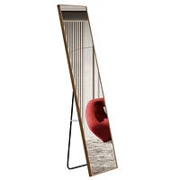 Eco-Friendly Solid Wood Vanity Mirror with Hd Explosion-Proof Glass