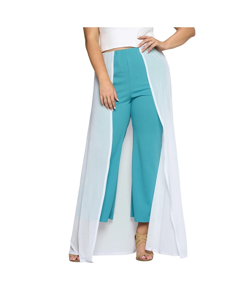 L I V D Plus Mesh Walk Through Pants