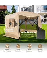 Slickblue 11.5 X Ft Pop-up Screen House Tent with Portable Carrying Bag