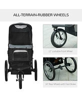 Premium Dog Stroller Smooth Ride, Safe, and Comfortable