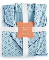 State of Day Women's Packaged Notched-Collar Pajama Set Xs-3X, Created for Macy's