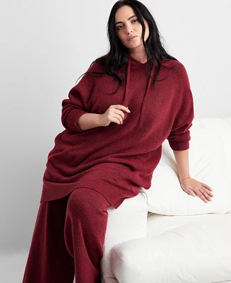 State of Day Women's Indulge & Rest Loungewear Tunic Hoodie, Created for Macy's