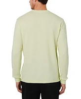 Lacoste Men's Waffle-Knit Thermal Sleep Shirt