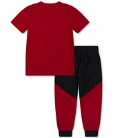 Jordan Little Boys Jumpman T-Shirt & Flight Pants, 2 Piece Set