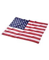 Yescom 6.5 Ft Aluminum Telescoping Flagpole Wall-Mounted Handheld with Us Flag