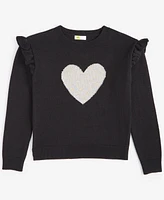 Epic Threads Girls Heart Pullover Sweater, Created for Macy's