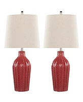 Lumisource Rockwell 24" Contemporary Ceramic - Set of 2 Table Lamp