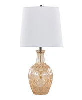 Lumisource Gloria Round 20" Contemporary Glass Accent