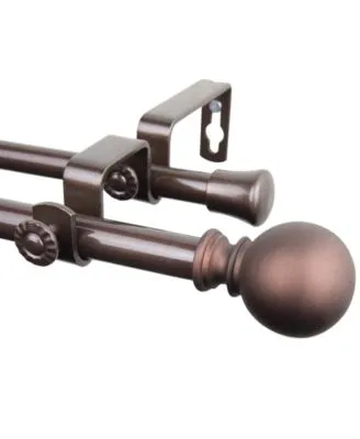 Rod Desyne Luna Double Curtain Rod Collection