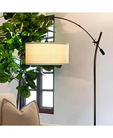 Brightech Grayson 84" Led Arc Floor Lamp with Adjustable Arm