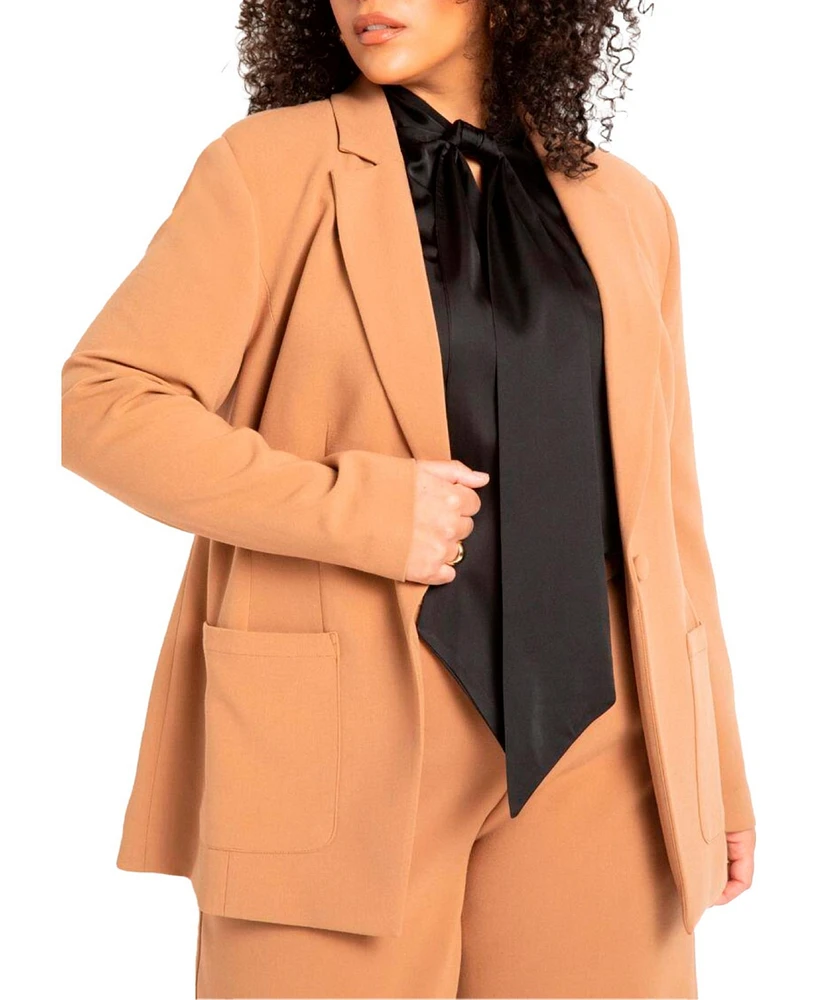 Eloquii Plus The 365 Suit Patch Pocket Blazer