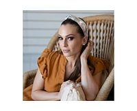 Women s Soft Metallic Headband - Silver