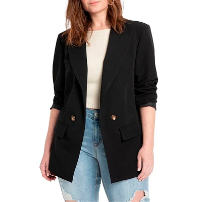 Eloquii Women's Long Relaxed Blazer