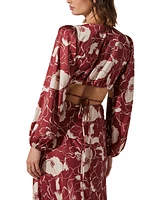 Astr the Label Women's Quinn Floral Long-Sleeve Maxi Dress