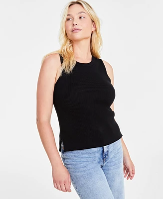 On 34th Women's Ribbed Crewneck Sweater Tank, Created for Macy's