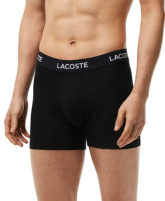 Lacoste Men's 5pk. Regular-Fit Stretch Logo Band Boxer Briefs